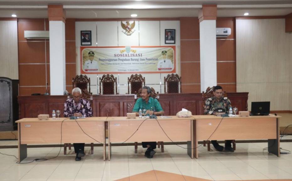 Rapat Sosialisasi Sosialisasi Penyelenggaraan Pengadaan Barang dan Jasa Pemerintah
